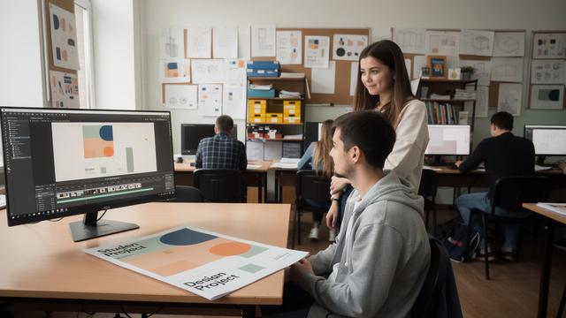 Classroom workflow for design, video, and motion training